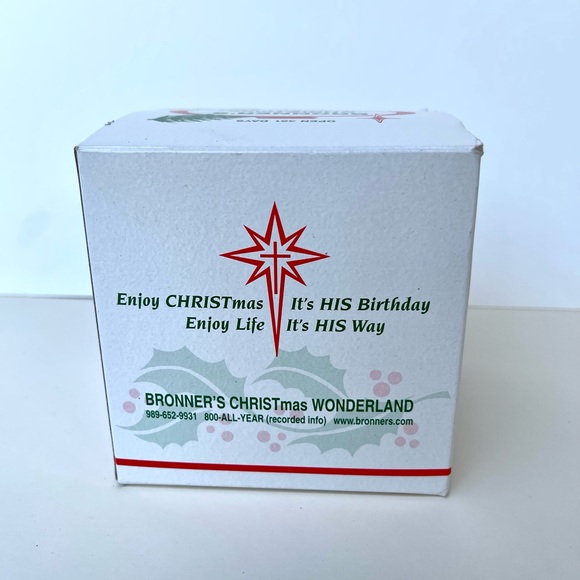 London Skyline Blown Glass Ornament Ball Christmas Tree Xmas Gift England - Picture 5 of 5